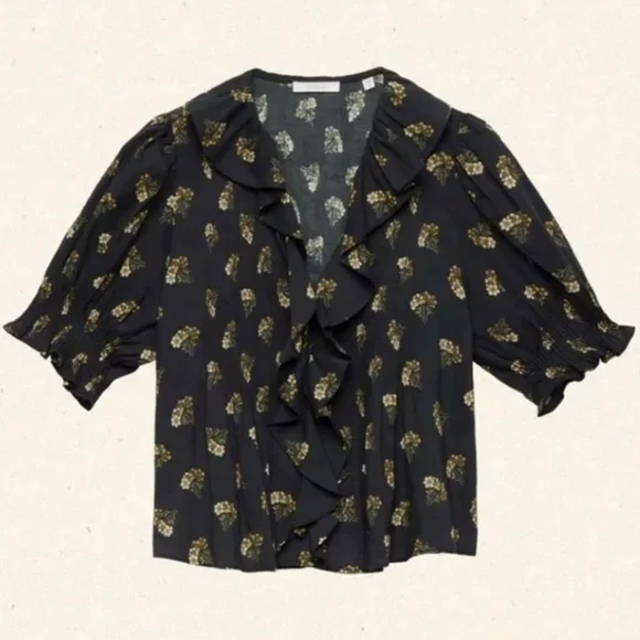 Doen Henri Top in Buttercup Bouquet - Medium - Picture 12 of 12